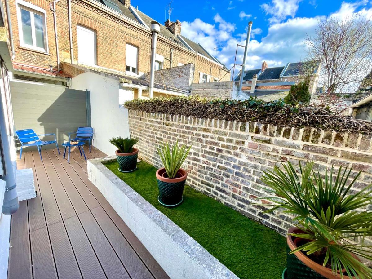 Soleil Levant - T2 Avec Terrasse Proche Gare Amiens Dış mekan fotoğraf