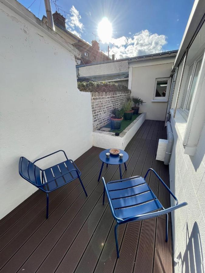 Soleil Levant - T2 Avec Terrasse Proche Gare Amiens Dış mekan fotoğraf