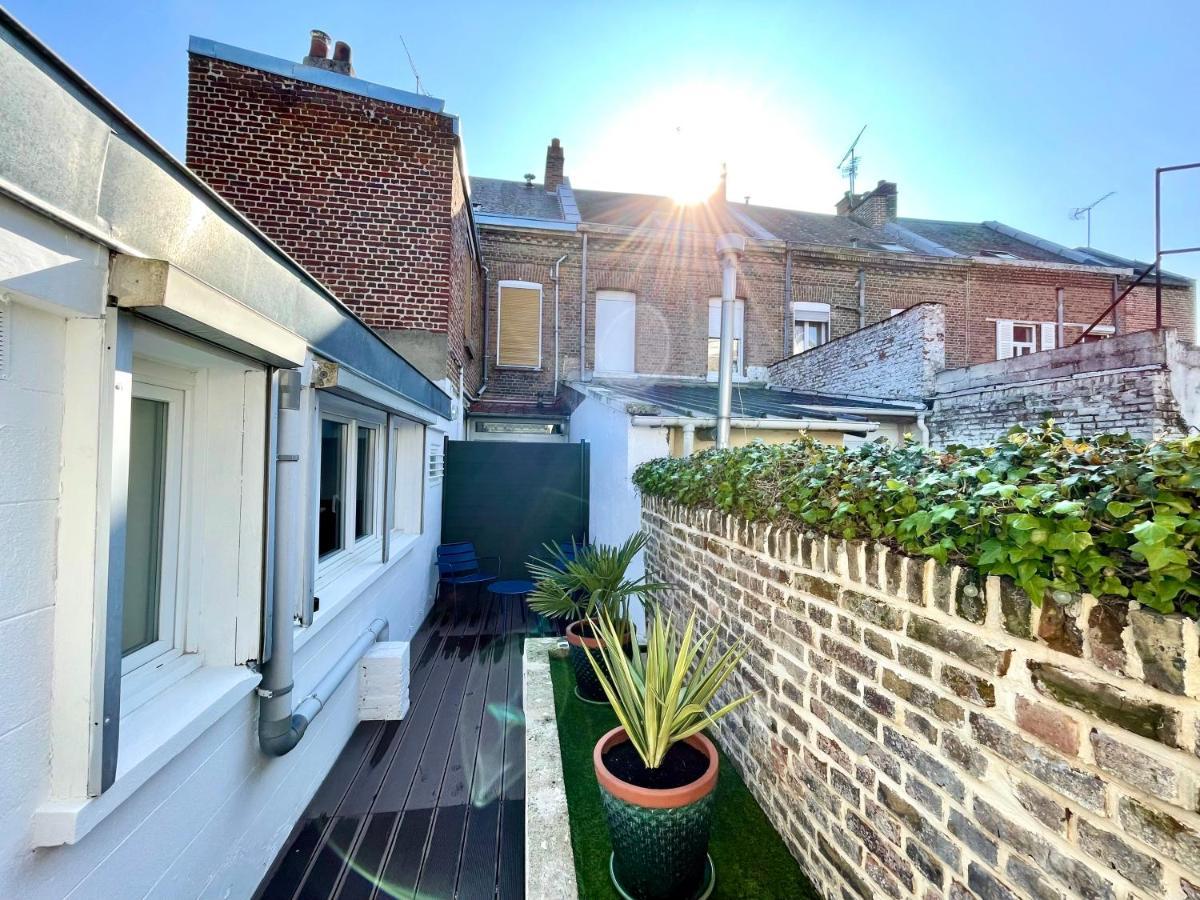 Soleil Levant - T2 Avec Terrasse Proche Gare Amiens Dış mekan fotoğraf